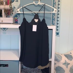 J. Crew scalloped tank